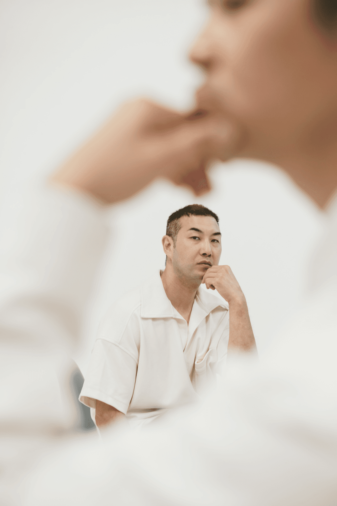 Person in contemplation